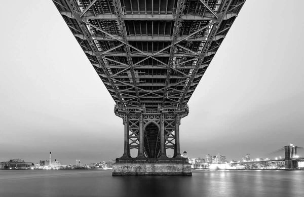 Manhattan Bridge New York Black and White