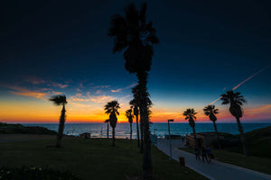 Tel Aviv beach israel sunset