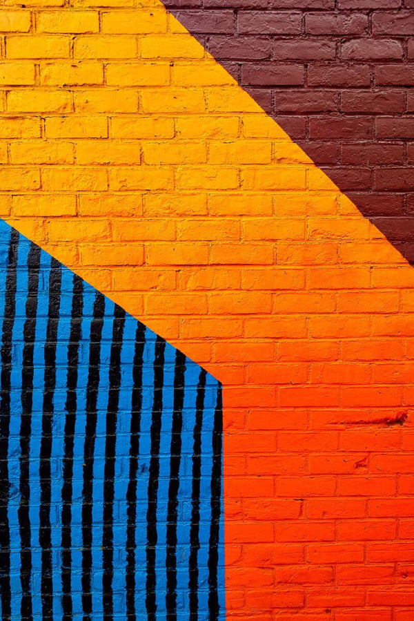 Brooklyn New York graffiti bricks