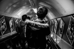 London Underground Black and white