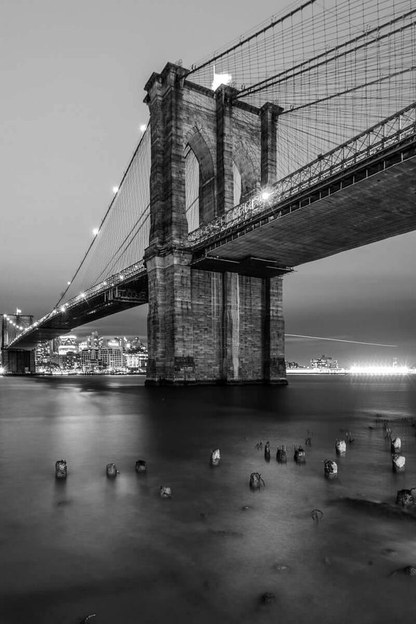 Brooklyn Bridge New York - Black and White